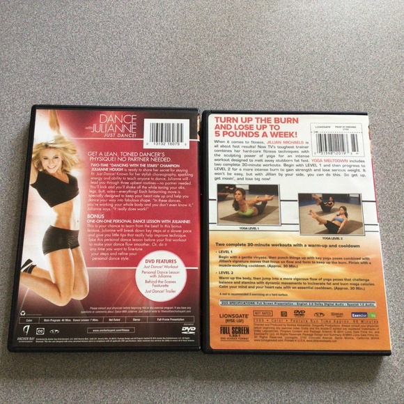 Jillian Yoga Meltdown DVD/ Dance With Jillian DVD - Picture 2 of 2